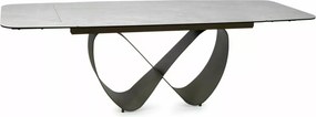 Masa extensibilă Infinity Ceramic bej mat/cupru L160-240xl95 cm