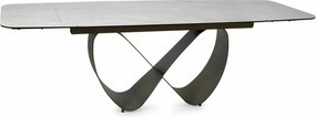 Masa extensibilă Infinity Ceramic bej mat/cupru L160-240xl95 cm