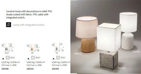 Veioza eleganta din ceramica KALI'-1 TL1 245348 IDL