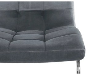 Scaune de dining gri 2 buc. din catifea Lola – Støraa