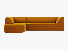 Coltar 4 locuri Ruby catifea L273 cm