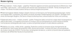 Stalp LED pentru iluminat exterior IP65 Bonn H-150cm