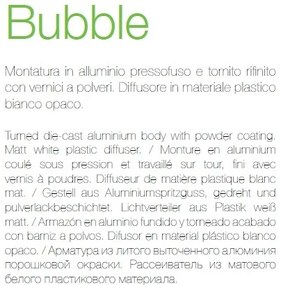 Plafoniera iluminat exterior cu protectie IP44 BUBBLE PL1 135250