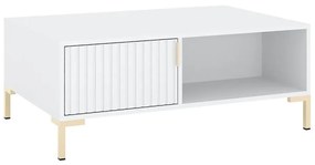 Masă de cafea FLOP albă