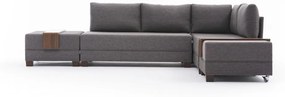 Coltar Extensibil Fly Corner Sofa Bed Right, Gri