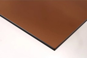 Măsuță de cafea maro rotundă din sticlă ø 80 cm Samos – Actona