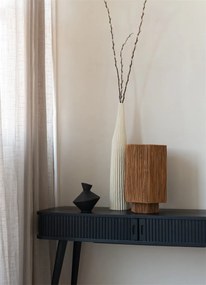 Veioza/Lampa Eco din Rafie, Panama octogon L, maro