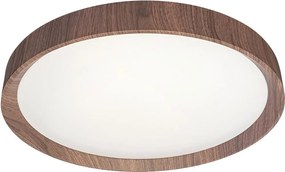 Plafonieră LED FOREST, 24 W, 230 V, Ø 39 cm, maro