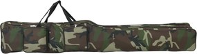 vidaXL Geantă pentru undiță, verde camuflaj, 150 cm, țesătură oxford
