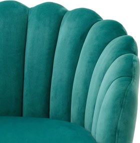 Scaun pivotant design elegant LUX Luzern, Savona turquoise