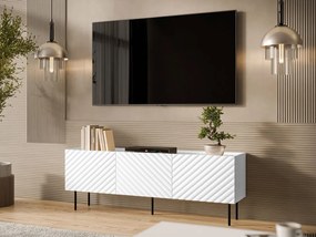 Dulap TV Grotzi 165 3D (Alb + Negru) . 1106220