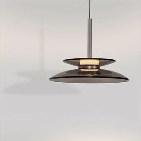 Lustra LED design ambiental Esti maro inchis 23cm