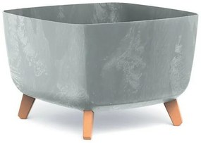 Ghiveci GRACIA SQUARE BETON EFFECT 39 cm , gri