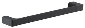 Suport de perete pentru prosoape Gedy PIRENEI 6,6x35 cm negru mat