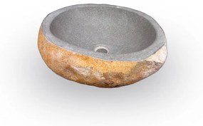 Lavoar din piatră naturală de râu Lavabo Cut - mic