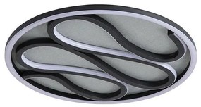 Searchlight ZENDISC 81100-39BK - Plafonieră LED dimmabilă, 20W, 230V, 3000K, Ø 39 cm