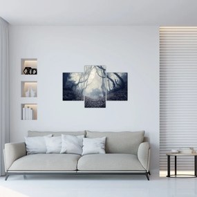 Tablou - Pădurea în ceață (90x60 cm)