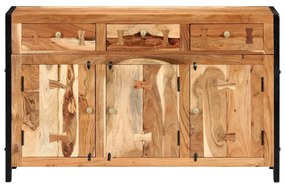 247449 vidaXL Servantă, 120 x 35 x 75 cm, lemn masiv de acacia
