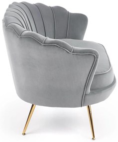 Canapea fixa Amorinito XL velvet gri