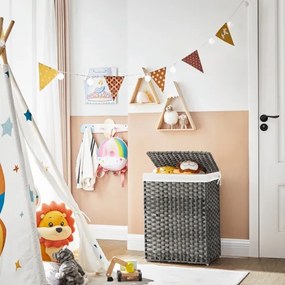 Coș pentru rufe BLAINE gri