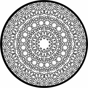 SENTOP | Mandala luxoasă din lemn pe perete, decorațiune interioară 3D | HELA