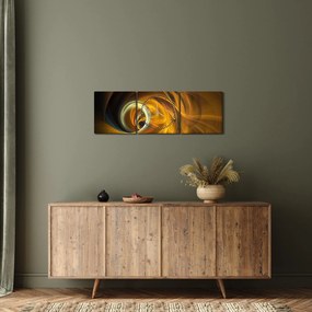 Tablou - Abstarcție în mișcare (cu ceas) (90x30 cm)