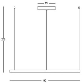 Lustra LED dimabila design modern Cirrcle D-90cm negru