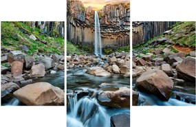 Tablou - Cascada Svartifoss, Islanda (90x60 cm)