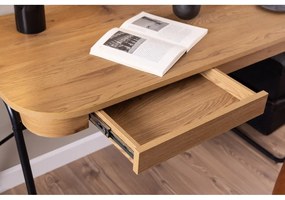 Birou cu blat cu aspect de lemn de stejar 60x120 cm Blueton – Actona