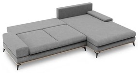 Colțar extensibil cu șezlong pe partea dreaptă Windsor &amp; Co Sofas Planet, gri
