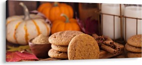 Tablou - Biscuiți de toamnă (120x50 cm)