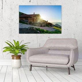 Tablou - Dimineața în Alpi Tirol (90x60 cm)