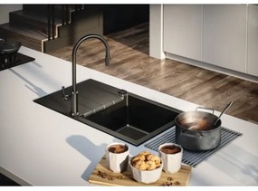 Chiuvetă de bucătărie ALVEUS 1148159 CADIT 79x50 cm negru