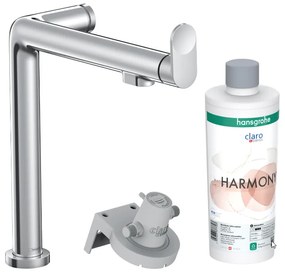 Baterie chiuveta bucatarie crom lucios cu filtru de apa Hansgrohe Aqittura M91 76802000 Crom lucios