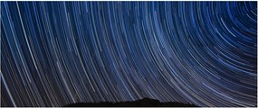 Tablou cu stele noaptea și cerul (120x50 cm)