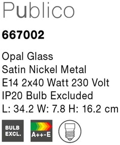 Plafoniera stil clasic Publico 2L NVL-667002
