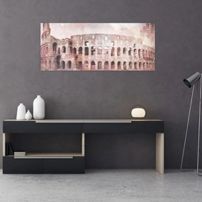 Tablou - Carte poștală de epocă a orașului N⁰2 (120x50 cm)