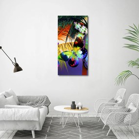Tablou pe pânză Flori colorate