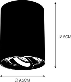 Spot de design inteligent auriu, inclusiv sursă de lumină GU10 WiFi - Rondoo Up