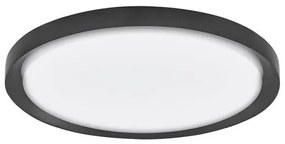 Plafoniera LED moderna design slim Ã56cm TROY negru NVL-9053594