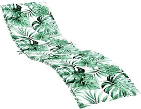 vidaXL Perna pentru șezlong Frunză Model cu frunze 200 x 70 x 3 cm