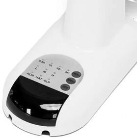 Aigostar -  Ventilator de perete 45W/230V alb + Telecomandă