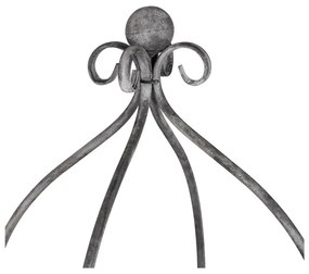 Etajeră gri din metal 45x144x45 cm Mireille – Ixia