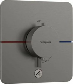 Baterie dus termostatata incastrata crom periat Hansgrohe ShowerSelect Comfort Q 1 functie si iesire suplimentara