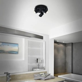 Spot pentru baie Briloner 10476229 3xGU10/5W/230V IP44 negru