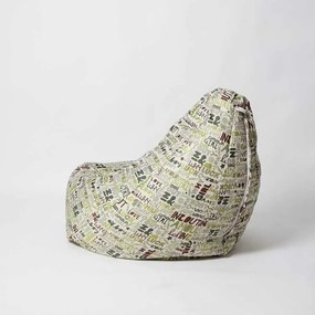 Fotoliu Nirvana Hobbit Pufrelax, Material textil - Lucky Clover