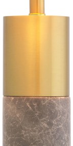 Veioza design LUX marmura gri/ metal alama Flair S