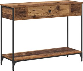 vidaXL Masă de consolă Lemn vechi 100 x 34.5 x 75 cm Lemn compozit