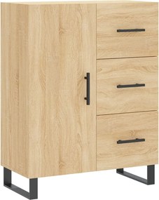 vidaXL Servantă, stejar sonoma, 69,5x34x90 cm, lemn compozit