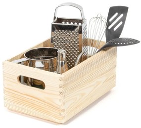 Cutie depozitare din lemn Compactor Custom, 30 x 20 x 14 cm